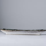 Plate Rectangular 28.5x 12cm Sky Blue Glaze - 45-Degree Angle