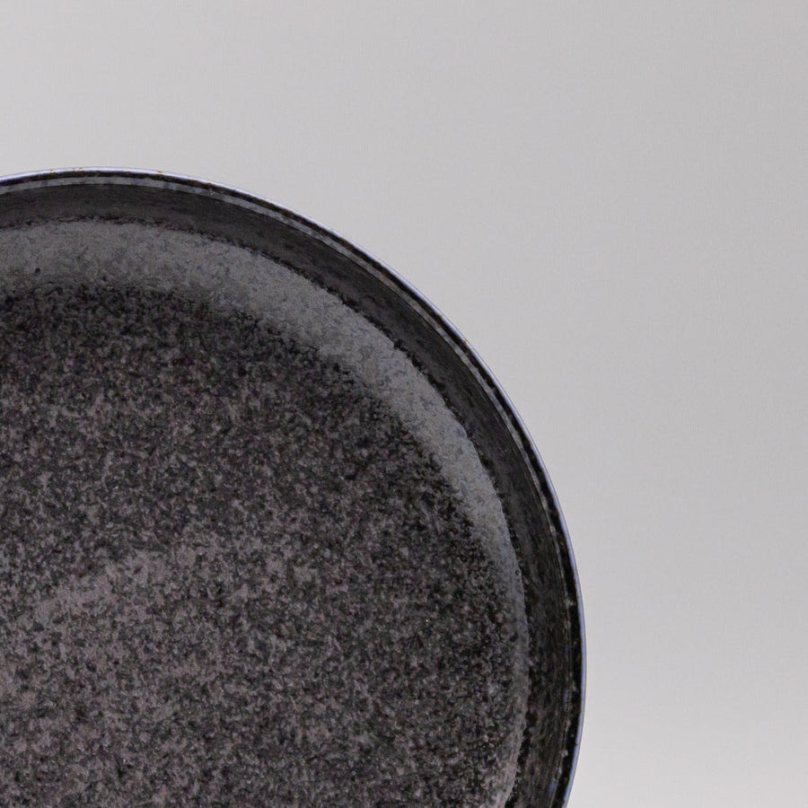 Plate High Rim 22cm Midnight Pearl Glaze