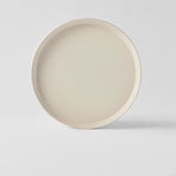 Plate High Rim 25cm Craft White Glaze - Side View