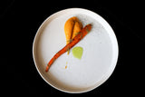 Plate High Rim 25cm Craft White Glaze - 45-Degree Angle