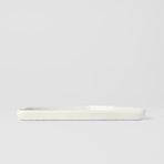 Half Moon Plate 21cm Ivory White Glaze