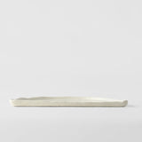 Half Moon Plate 27cm Ivory White Glaze
