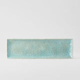 Platter 50cm Crazed Blue Glaze - Front View