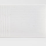 Sashimi Plate 33cm Line Design White Glaze