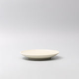 Side Plate 19cm Buttermilk Glaze - Side View