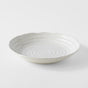 Pasta Bowl 22cm White Spiral Glaze