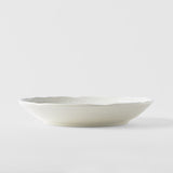 Pasta Bowl 22cm White Spiral Glaze