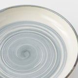 Plate High Rim 22cm Glacier Glaze - Front View