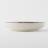 Plate High Rim 22cm Glacier Glaze - Top-Down View