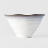 Bowl Deep Ikebana 22cm Sky Blue Glaze - Side View