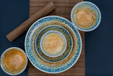 Serving Bowl 28cm Earth & Sky Glaze - Side View