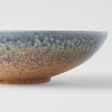 Serving Bowl 28cm Earth & Sky Glaze - Top-Down View