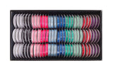 bulk 90 Roll Satin Ribbon 4.5mt 10mm Displayed Box