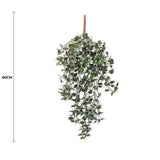 Mixed Green and White Tipped Ivy Bush 80cm UV Resistant - Front View