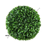 Large Rose Topiary Ball UV Resistant 44cm - Front View