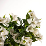 Hanging White Artificial Bougainvillea Plant UV Resistant 90cm - Front View