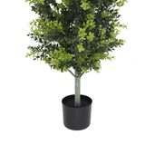 Artificial Potted Topiary Tree UV Resistant 150cm - Side View
