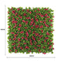 Luxury Flowering Pink Vertical Garden / Green Wall UV Resistant 1m X 1m