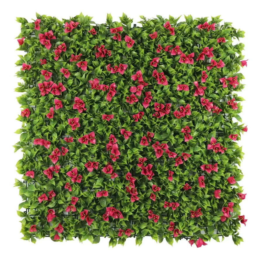 Luxury Flowering Pink Vertical Garden / Green Wall UV Resistant 1m X 1m