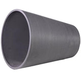 Decorative Textured Round Grey Planter 47cm - Side View