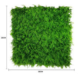 Mediterranean Fern Vertical Garden / Green Wall UV Resistant SAMPLE - Front View