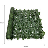 Artificial Ivy Leaf Roll 3m X 1m (Camellia Style Fake Ivy Roll) - Front View