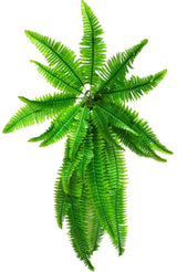 Artificial Boston Hanging Fern 102cm - Side View