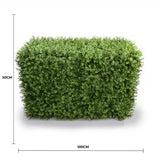 Deluxe Portable Buxus Hedge UV Resistant 100cm Long x 50cm High