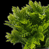 Small Potted Artificial Mimosa Fern UV Resistant 20cm - Side View