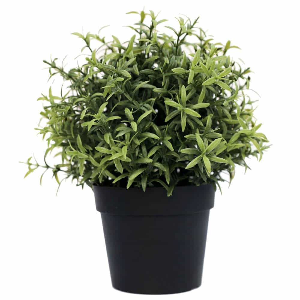 Small Potted Artificial Rosemary Herb Plant UV Resistant 20cm