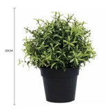 Small Potted Artificial Rosemary Herb Plant UV Resistant 20cm - Front View