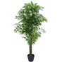 Premium Bushy Potted Artificial Ficus Tree 140cm