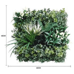 Bespoke Vertical Garden Green Wall UV Resistant 45cm x 45cm Fire Retardant