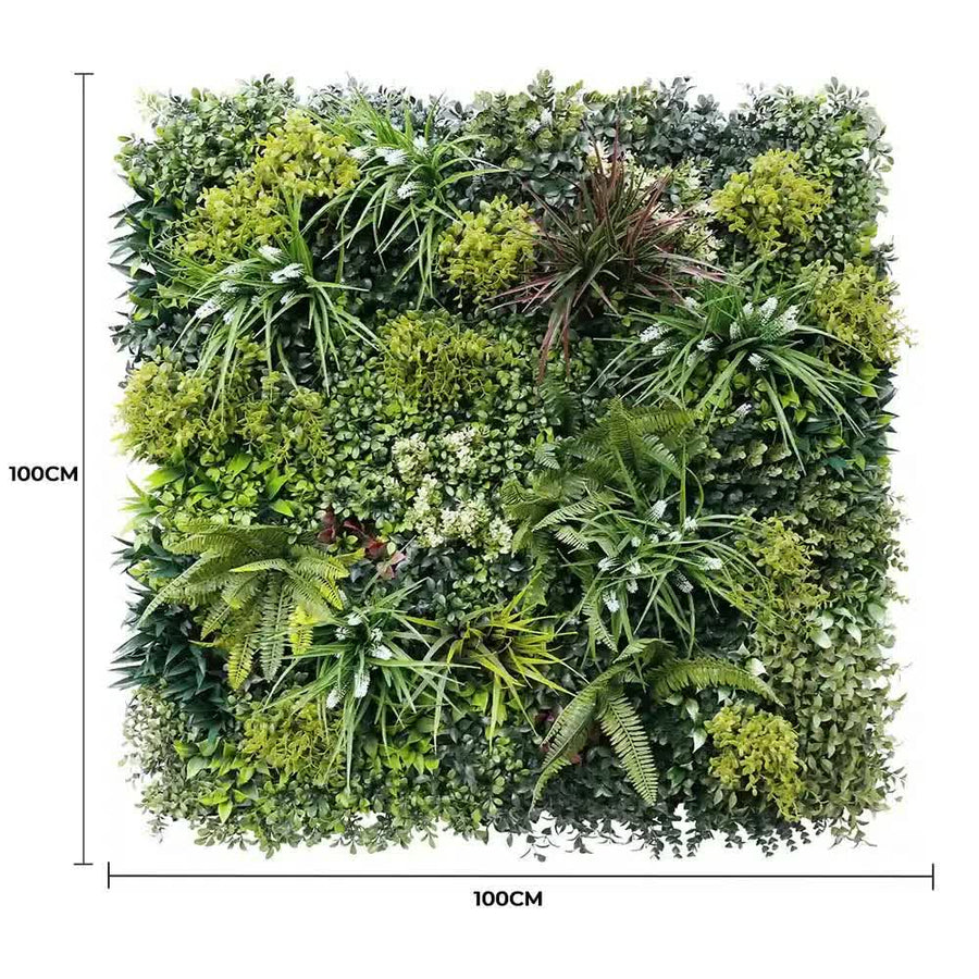 Luxury Lush Spring Recycled Vertical Garden / Green Wall UV Resistant Sample