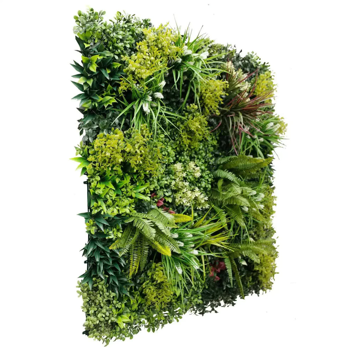 Luxury Lush Spring Recycled Vertical Garden / Green Wall UV Resistant Sample