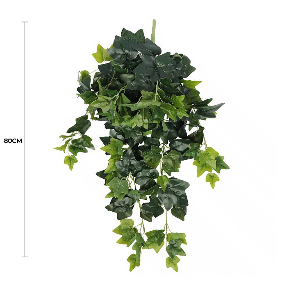 Hanging Green Ivy Bush 80cm