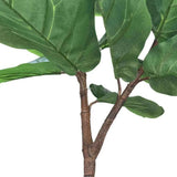 Tall Artificial Fiddle Leaf Fig 170cm - Top-Down View