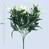 White Tipped Willow Oak Stem UV Resistant 30cm - Front View