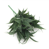 Dark Green Tipped Willow Oak Stem UV Resistant 30cm - Side View