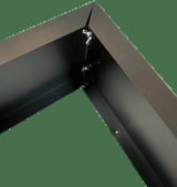 Black Metal Planter Small - Side View