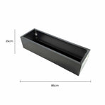 Grey Metal Planter Small