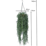 Artificial English Hanging Basket UV Resistant 110cm