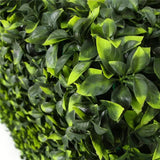 Portable Jasmine Artificial Hedge Plant UV Resistant 75cm x 75cm - Top-Down View