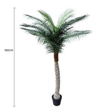 Tropical Phoenix Artificial Potted Palm Tree 190cm UV Resistant - Front View