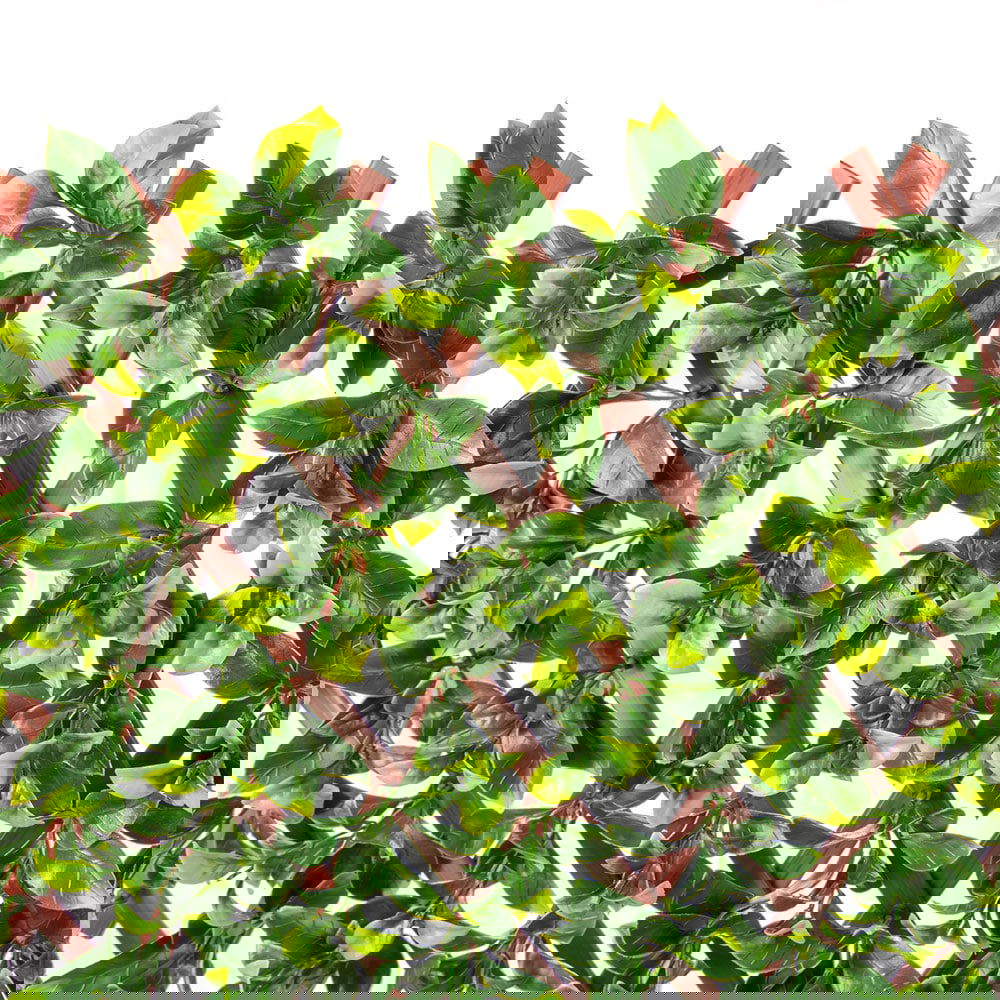 Premium Jasmine Artificial Hedge Extendable Trellis / Screen 2 Meter By 1 Meter UV Resistant (PVC)