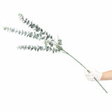 Long Artificial Eucalyptus Stem 77cm - Side View