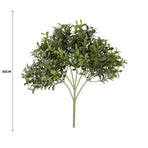 Dense Artificial Buxus Foliage 30cm UV Resistant