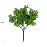 Vivid Green Wide Eucalyptus Plant 32cm UV Resistant - Front View