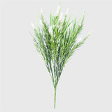 Long Artificial Lavender Stem (White) 50cm UV Resistant