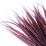 Dark Red Artificial Grass Stem 35cm Long UV Resistant - Side View